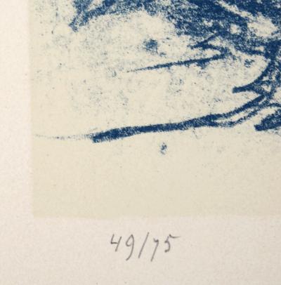 André DERAIN - Paysage Bleu, c. 1955 - Original lithograph (Hand-signed!) 2