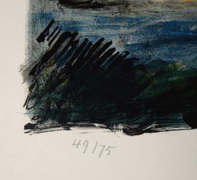 Maurice DE VLAMINCK - Paysage, c. 1955 - Original lithograph ( Hand-signed!) 2