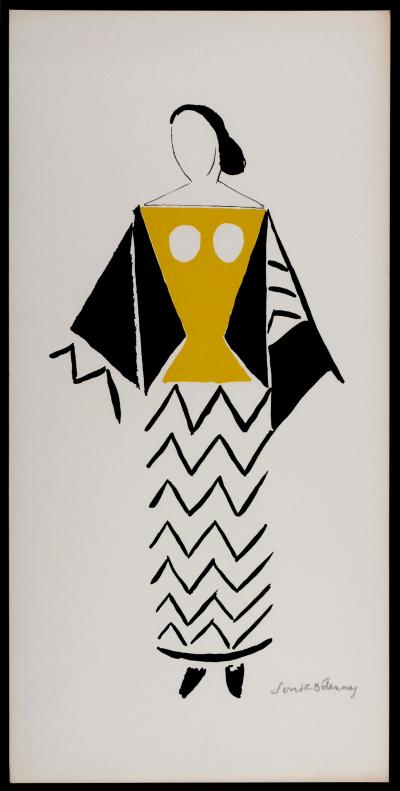 Sonia DELAUNAY - Le Coeur à Gaz, 1977 - Set of two lithographs in colors on Vélin paper - Both hand-signed 2