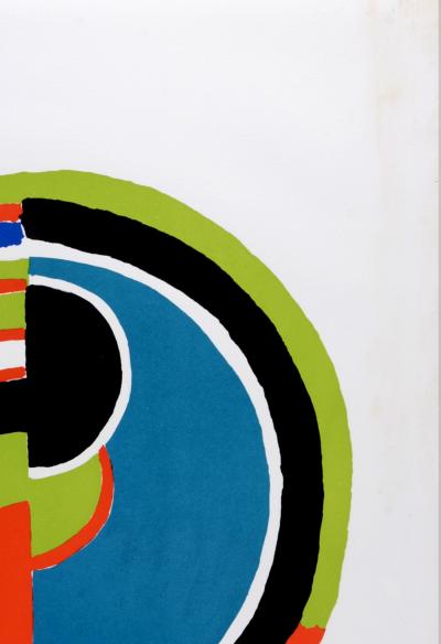 Sonia DELAUNAY - Signal, 1974 - Original lithograph in colors on Arches paper - Hand-signed 2
