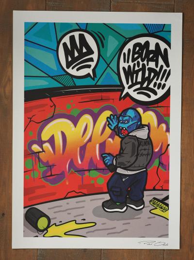 Richard ORLINSKI - Kong Tag - digraphie signée dans la planche 2
