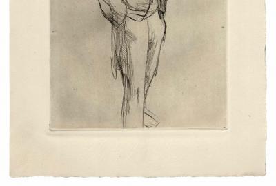 Edgar Degas - L’Homme au Chapeau N° 1 - Gravure 2