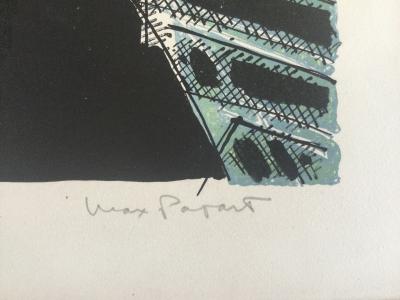 Max PAPART - Portrait , 1994 - Lithographie originale signée 2