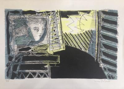 Max PAPART - Portrait , 1994 - Lithographie originale signée 2
