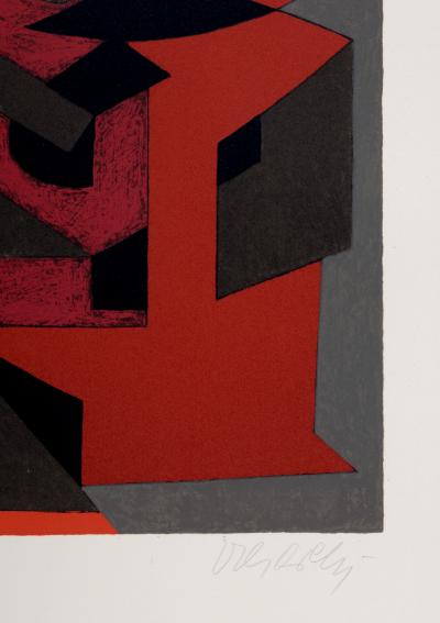 Victor VASARELY - Octal, 1972 - Original lithograph (Hand-signed!) 2