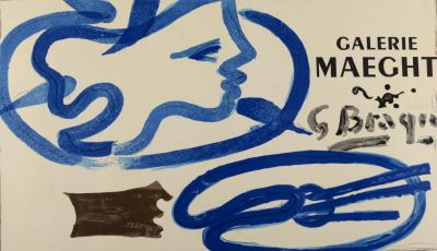 Georges BRAQUE (After) - Galerie Maeght, c. 1950 - Offset Lithograph exhibition poster 2
