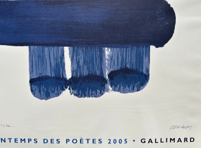 Pierre Soulages -  d’après Le printemps des poètes - 2005 - lithographie signée 2