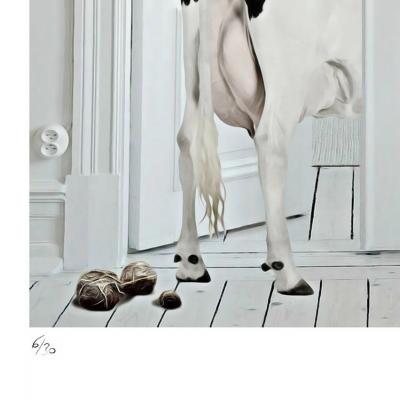 Mr Strange - Vaches d’Appartement, 2019 - Sérigraphie signée au crayon 2