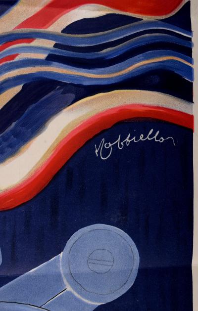 Leonetto CAPPIELLO - Arts et techniques, Exposition Internationale Paris 1937 - Large original lithograph poster on paper. 2