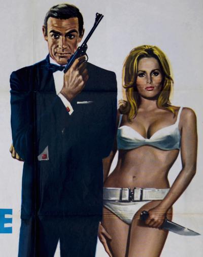 James Bond, License to kill (Rare original Italian poster version), 1962 - Very large Offset print 2
