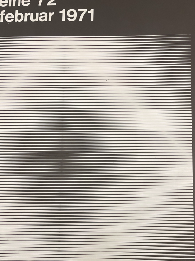 Antonio Calderara - Affiche pour l’exposition à la Galerie design 1 à Hamburg, 1971, Sérigraphie 2