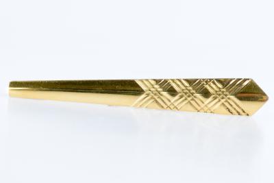 Pince de cravate en or massif 18 carats 2
