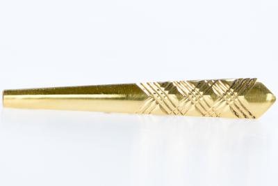 Pince de cravate en or massif 18 carats 2