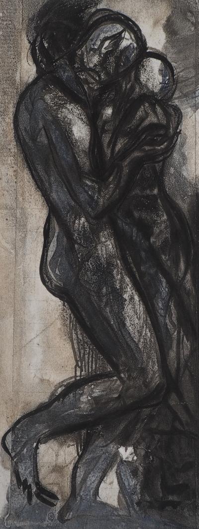 Auguste RODIN (d’après) : L’étreinte - Gravure 2