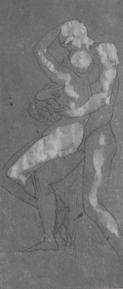 Auguste RODIN (d’après) : La danse des amoureux - Gravure 2