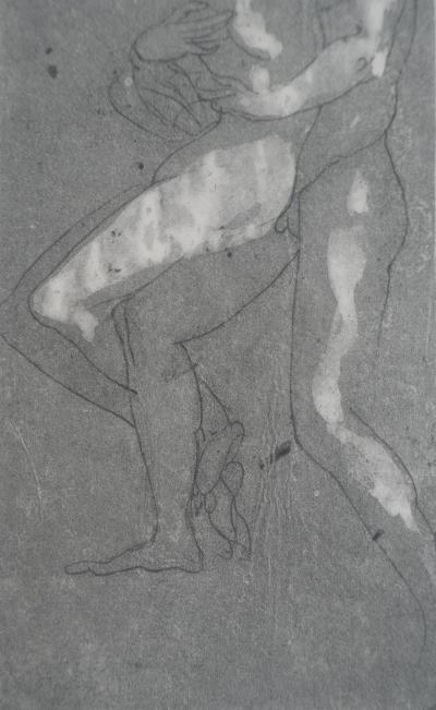 Auguste RODIN (d’après) : La danse des amoureux - Gravure 2