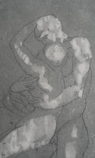 Auguste RODIN (d’après) : La danse des amoureux - Gravure 2
