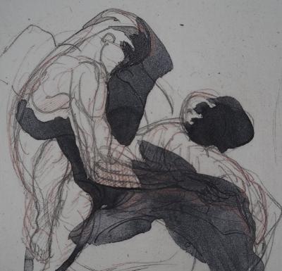Auguste RODIN (d’après) : Etude du mouvement - Gravure 2