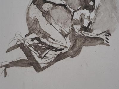 Auguste RODIN (d’après) : Scène de lutte - Gravure 2