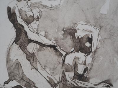 Auguste RODIN (d’après) : Scène de lutte - Gravure 2