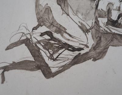 Auguste RODIN (d’après) : Scène de lutte - Gravure 2