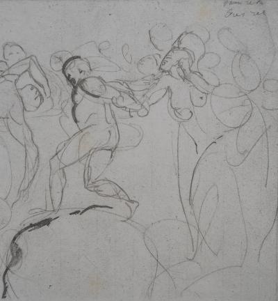 Auguste RODIN (d’après) : Entrainement au cirque - Gravure 2