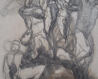 Auguste RODIN (d’après) : Les victorieux - Gravure 2