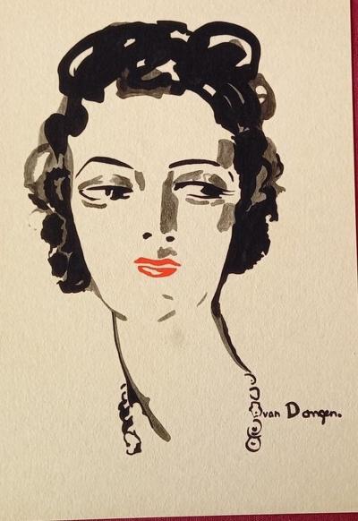 KEES VAN DONGEN - Grand soir de PARIS  (1938), Programme pour Un grand soir de PARIS - Epreuve signée dans la planche 2