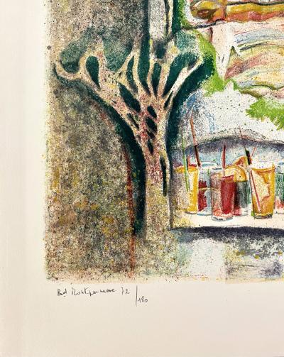 André Goezu - Boulevard Montparnasse, 1972 - lithographie originale 2