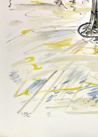 Gabriel Dauchot - Café Ritz, 1975 - lithographie originale 2