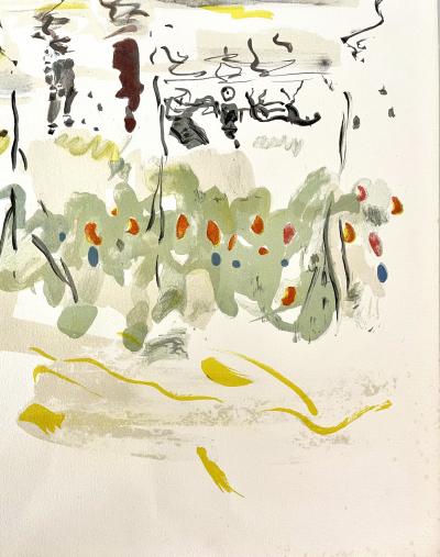 Gabriel Dauchot - Café Ritz, 1975 - lithographie originale 2