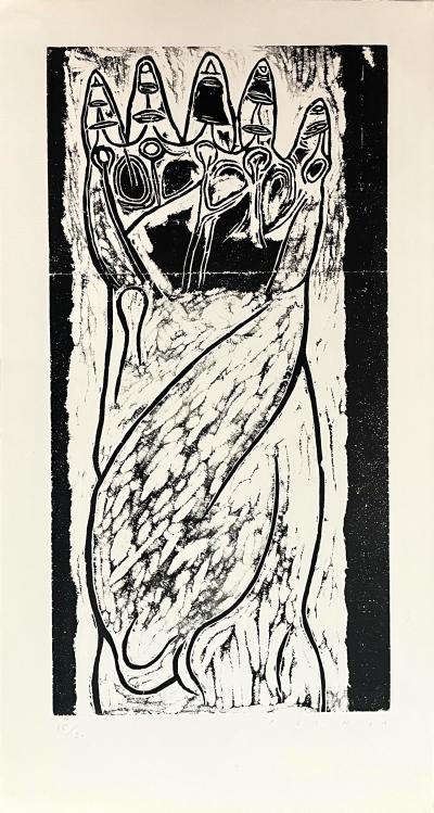 Jaume Plensa - Composition - gravure carborundum 2