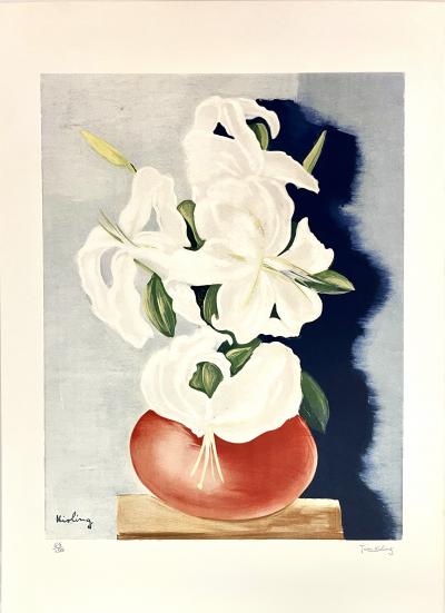 Moise Kisling - Bouquet de Fleurs, 1952 - lithographie 2