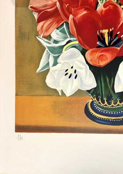 Moise Kisling - Bouquet de Fleurs, 1952 - lithographie 2