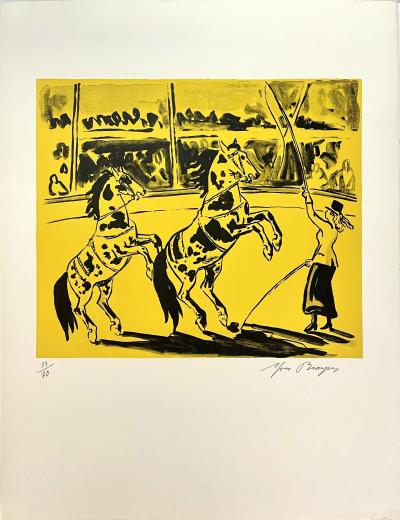Yves Brayer - Le Cirque - lithographie originale 2