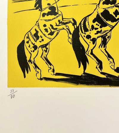 Yves Brayer - Le Cirque - lithographie originale 2