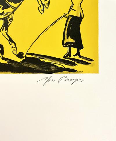 Yves Brayer - Le Cirque - lithographie originale 2