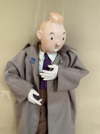 Hergé - Marionnette Tintin, signée, 1986 2