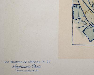 Alphonse MUCHA -  Les Maîtres de l’Affiche : Gismonda (Sarah Bernhardt), 1896 - Original stone lithograph with golden ink on Vélin paper. 2