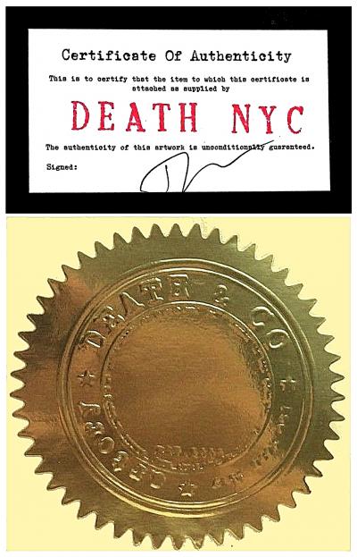 Death NYC - DEATH0310 2022 - Sérigraphie originale signée 2
