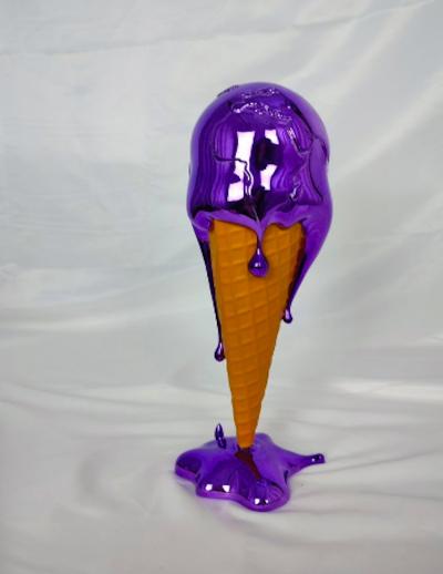 Sagrasse  - The last ice cream Violet - Résine 2