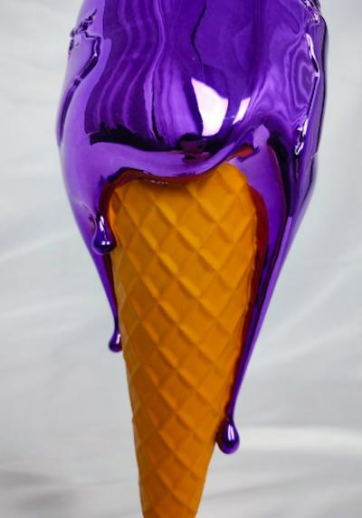 Sagrasse  - The last ice cream Violet - Résine 2