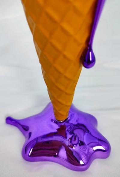 Sagrasse  - The last ice cream Violet - Résine 2