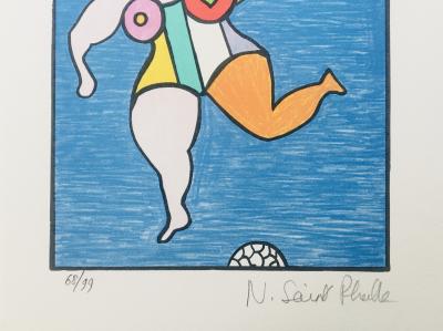 Niki de SAINT-PHALLE - Nana, 1989 - Lithographie originale signée au crayon 2