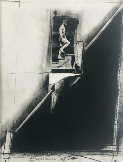 Vladimir VELICKOVIC - Sans-titre, 1989 - Lithographie originale signée au crayon 2
