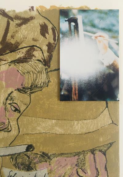 Jean LE GAC - Sale peintre ! On aura ta peau, 1989 - Lithographie originale signée au crayon 2