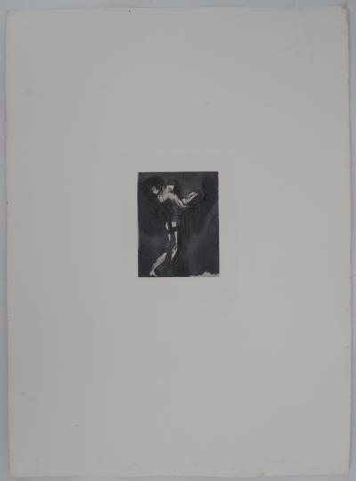 Auguste RODIN (d’après) - Sujet masculin de dos - Gravure 2