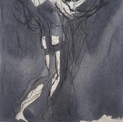 Auguste RODIN (d’après) - Sujet masculin de dos - Gravure 2