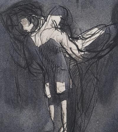 Auguste RODIN (d’après) - Sujet masculin de dos - Gravure 2