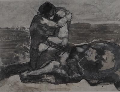 Auguste RODIN (d’après) : L’étreinte - Gravure 2